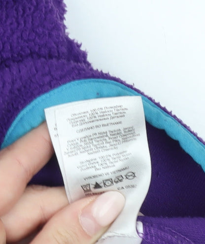 Columbia Womens Purple XS Fleece Henley Sweatshirt Outdoor Hiking