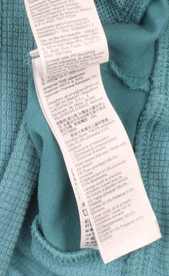 Womens UK Size S Quechua Blue Basic Jacket