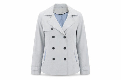 Womens UK Size 10 Peacocks Blue Pea Coat