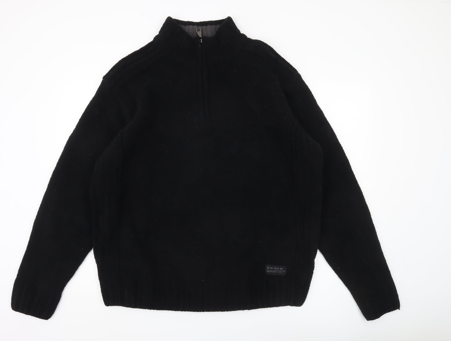 Mens UK Size XL NEXT Black Pullover Sweatshirt