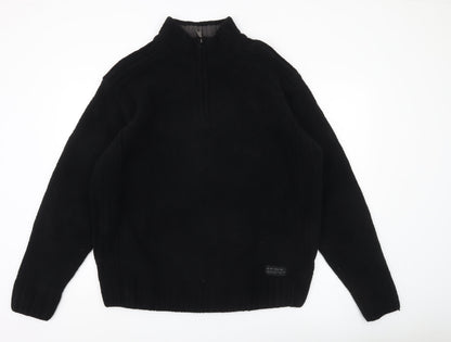 Mens UK Size XL NEXT Black Pullover Sweatshirt