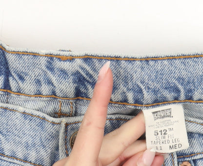 Levi's 512 Women's Blue Slim Tapered High Rise Jeans Size 11