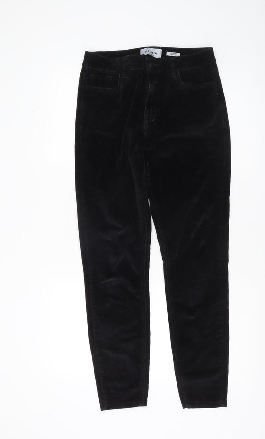 New Look Dahlia Womens Black Corduroy Skinny Trousers UK 10