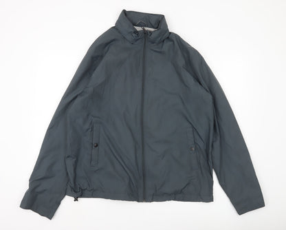 Mens UK Size L Marks and Spencer Blue Basic Jacket