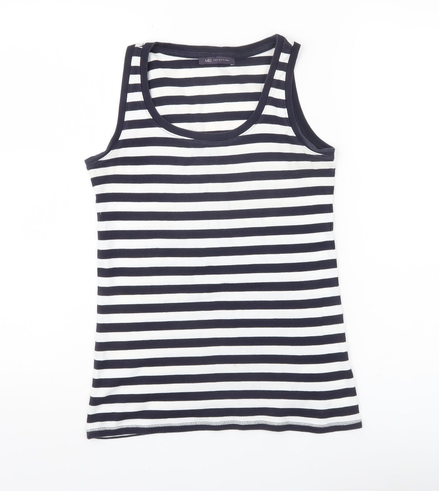 Womens UK Size 10 Marks and Spencer Multicoloured Basic Tank