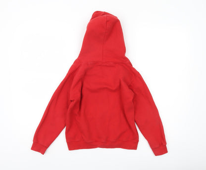 Kukri Boys Red Pullover Hoodie 7-8 Years Rugby Sports Casual