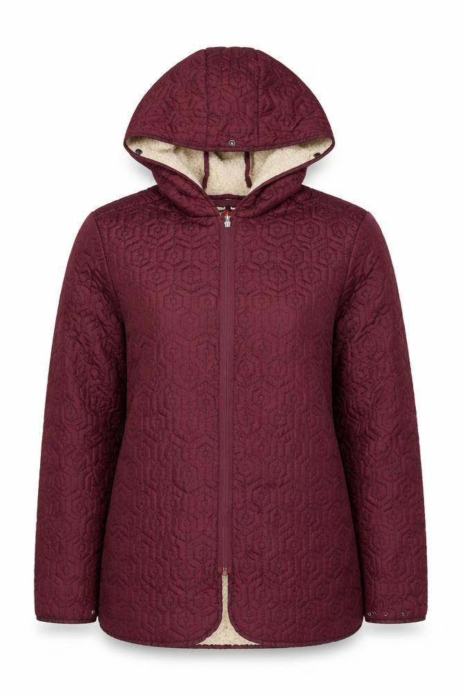 Womens UK Size L Lee Cooper Red Puffer Jacket