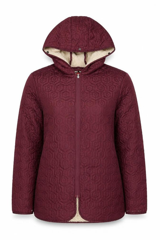 Womens UK Size L Lee Cooper Red Puffer Jacket