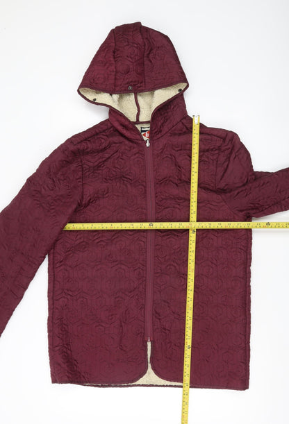 Womens UK Size L Lee Cooper Red Puffer Jacket