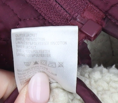 Womens UK Size L Lee Cooper Red Puffer Jacket