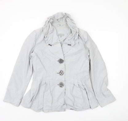Womens UK Size 12 Marks and Spencer Grey Basic Jacket