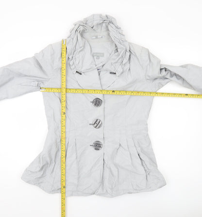 Womens UK Size 12 Marks and Spencer Grey Basic Jacket