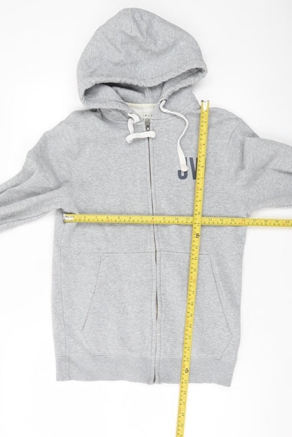 Mens UK Size XS Jack Wills Grey Full Zip Hoodie