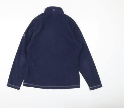 Craghoppers Women's Blue Fleece Sweatshirt UK10 Regular Fit Outdoor