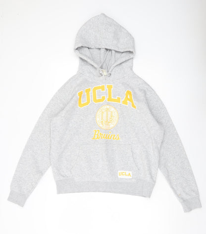 H&M Women’s Grey UCLA Hoodie Medium Graphic Print Pullover