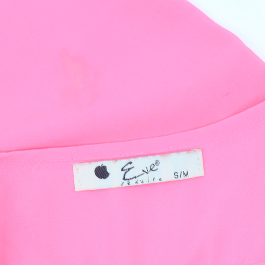 Eve Seduire Womens Pink Sleeveless Tank Top Size S Polyester Studded Detail