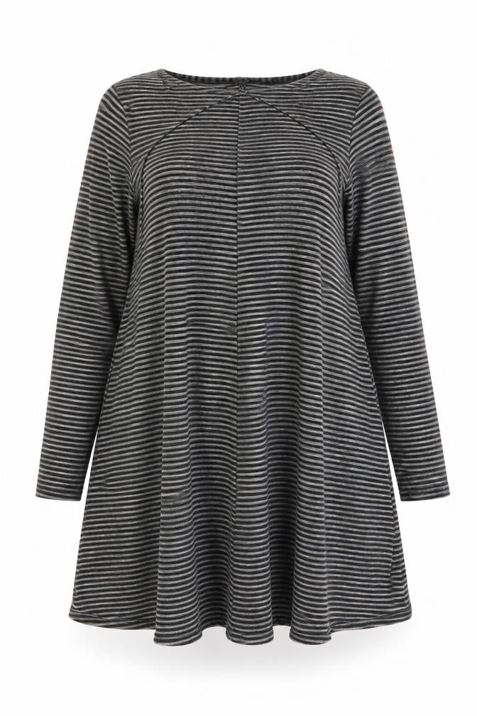 Womens UK Size 12 Mango Grey Basic Tunic