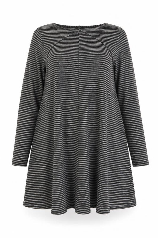 Womens UK Size 12 Mango Grey Basic Tunic
