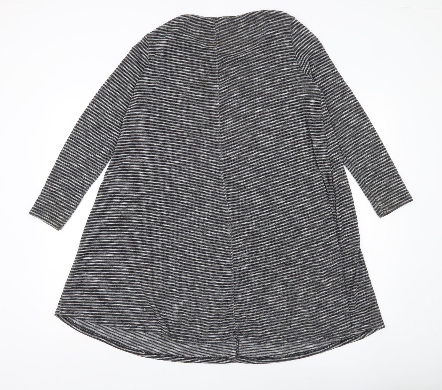 Womens UK Size 12 Mango Grey Basic Tunic