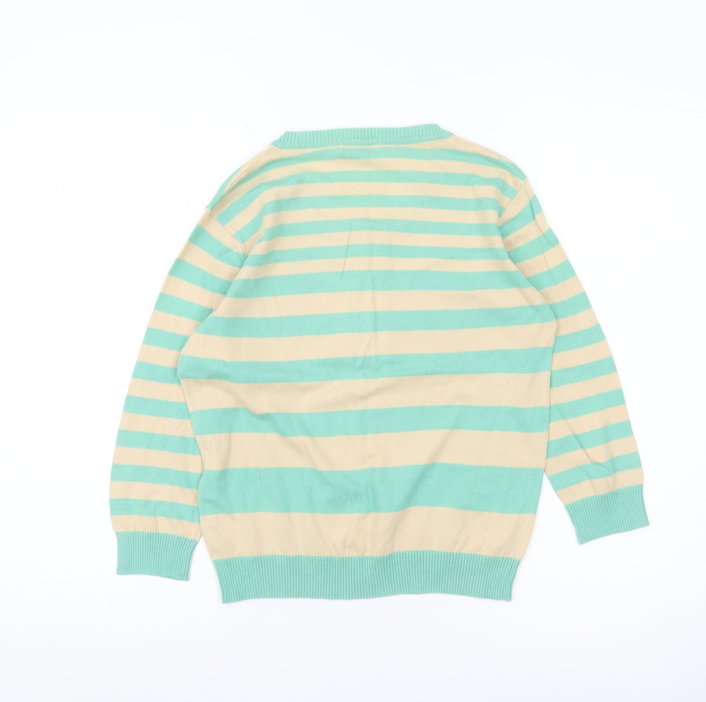 Womens UK Size 14 Marks and Spencer Multicoloured Henley Jumper