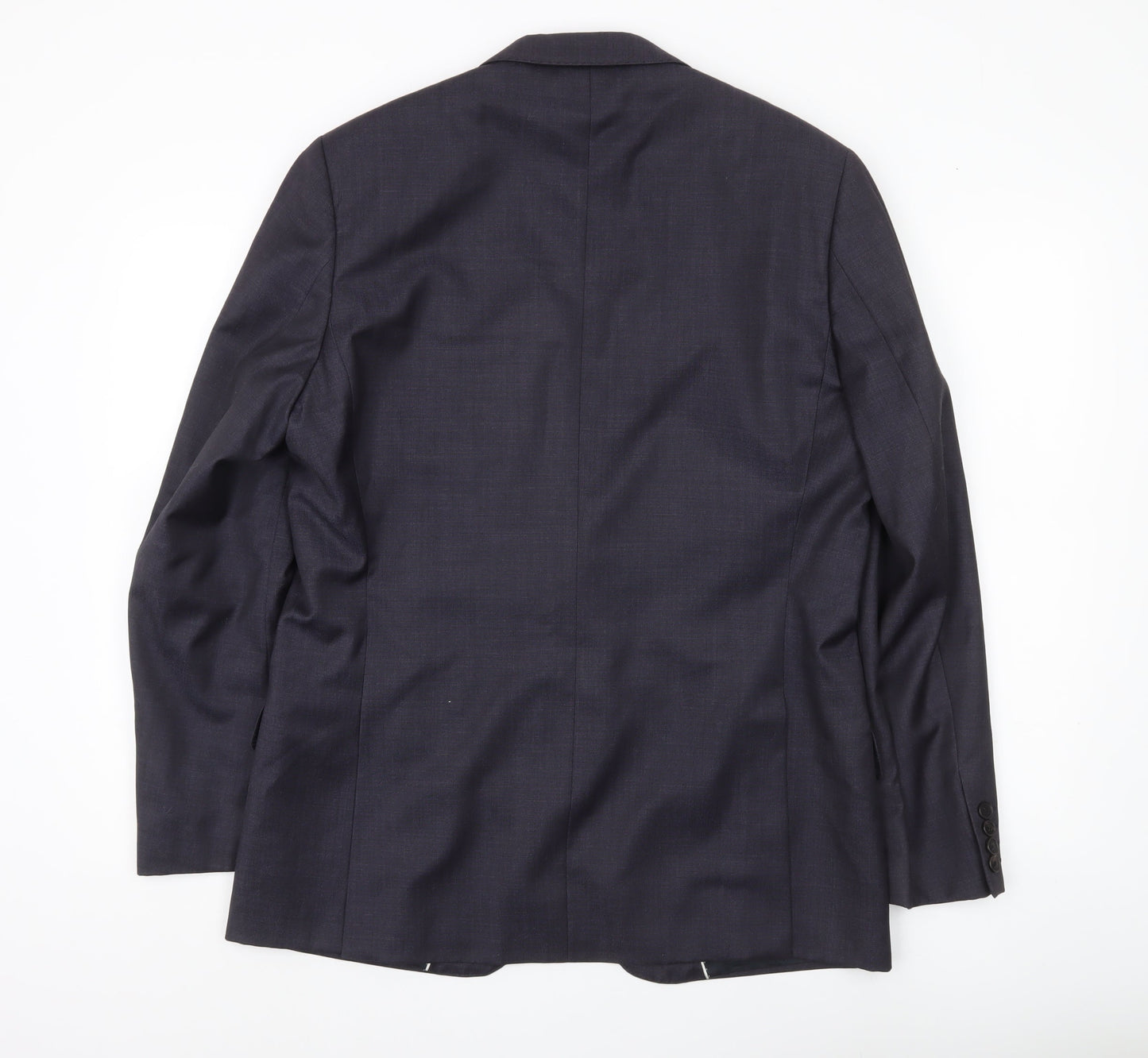 Jaeger Men’s Blue Wool Slim Fit 40S Blazer Jacket