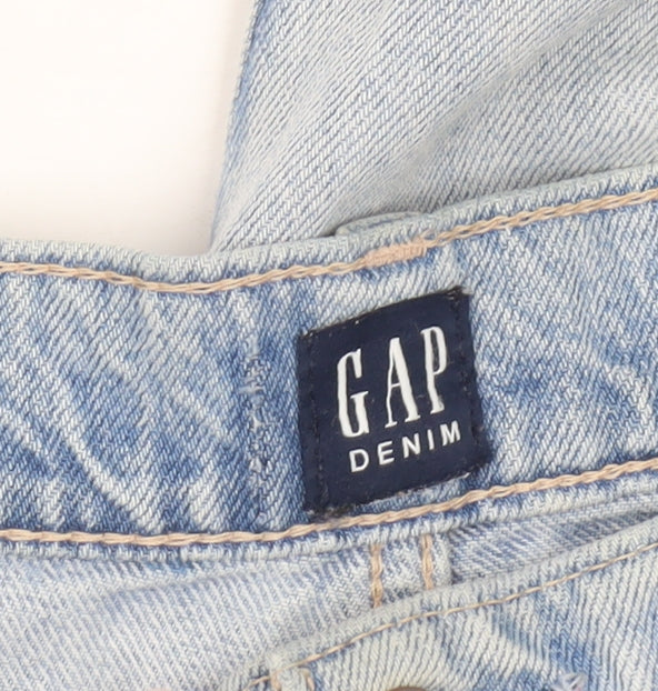 GAP Women’s Blue High Rise Mom Jeans Size 6 28W Relaxed Fit Denim