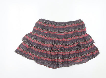 French Connection Womens Skirt Size 12 Multicoloured Peasant Cotton