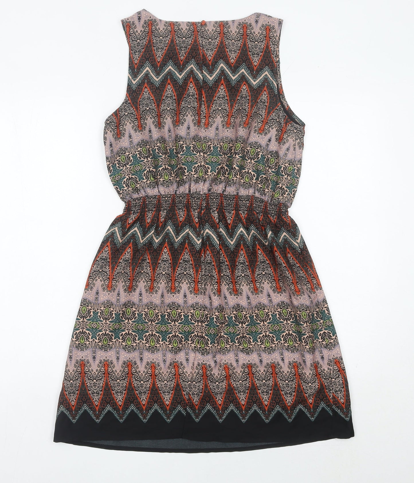 New Look Women’s Multicoloured Geometric Shift Dress Size 10