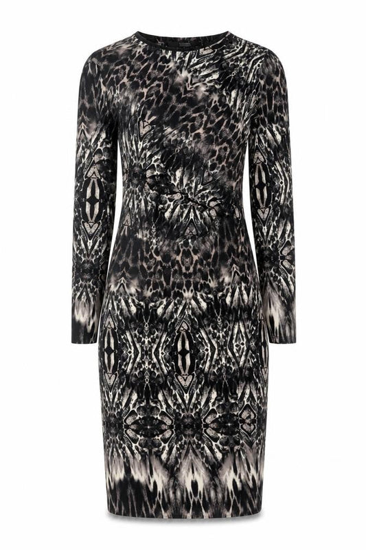 Debenhams Women’s Multicoloured Animal Print Bodycon Dress Size 12