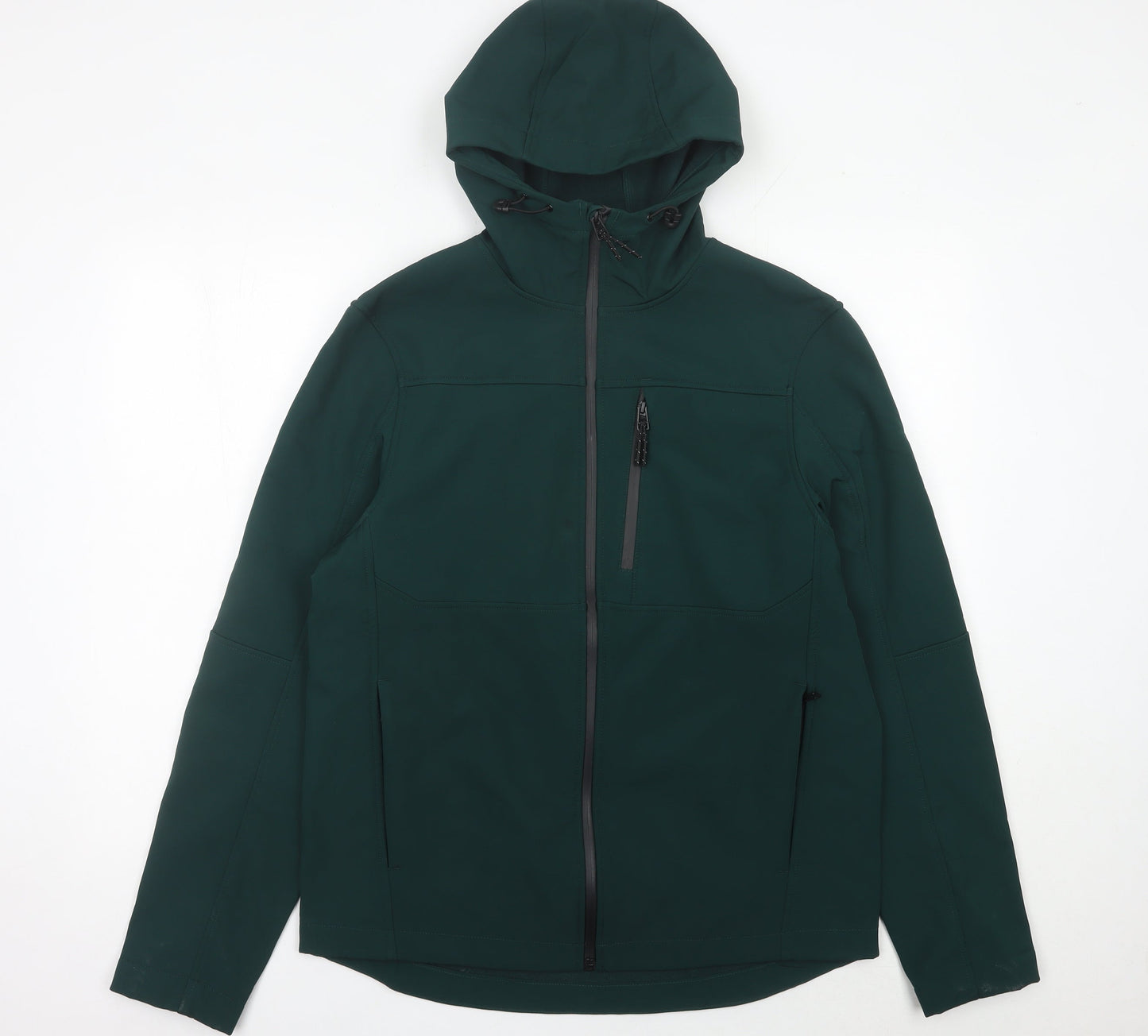 Mens UK Size M Marks and Spencer Green Soft Shell
