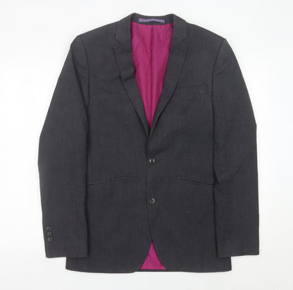 Mens UK Size 36 Marks and Spencer Regular Grey Suit Jacket