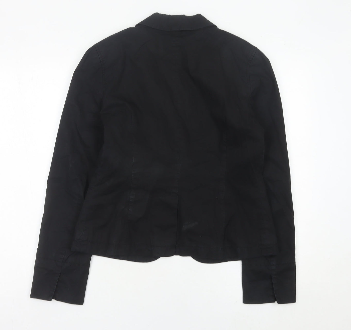 GAP Women’s Black Suit Jacket UK 14 Regular Fit One Button Blazer