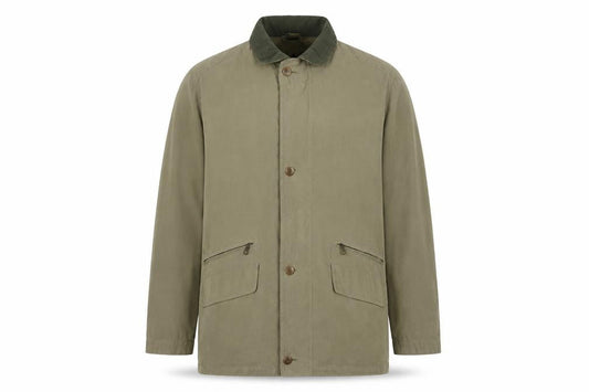 Mens UK Size 44 Bush Green Overcoat