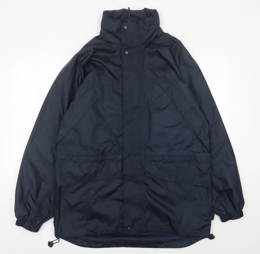 Mens UK Size M TANN UCI Blue Parka Coat