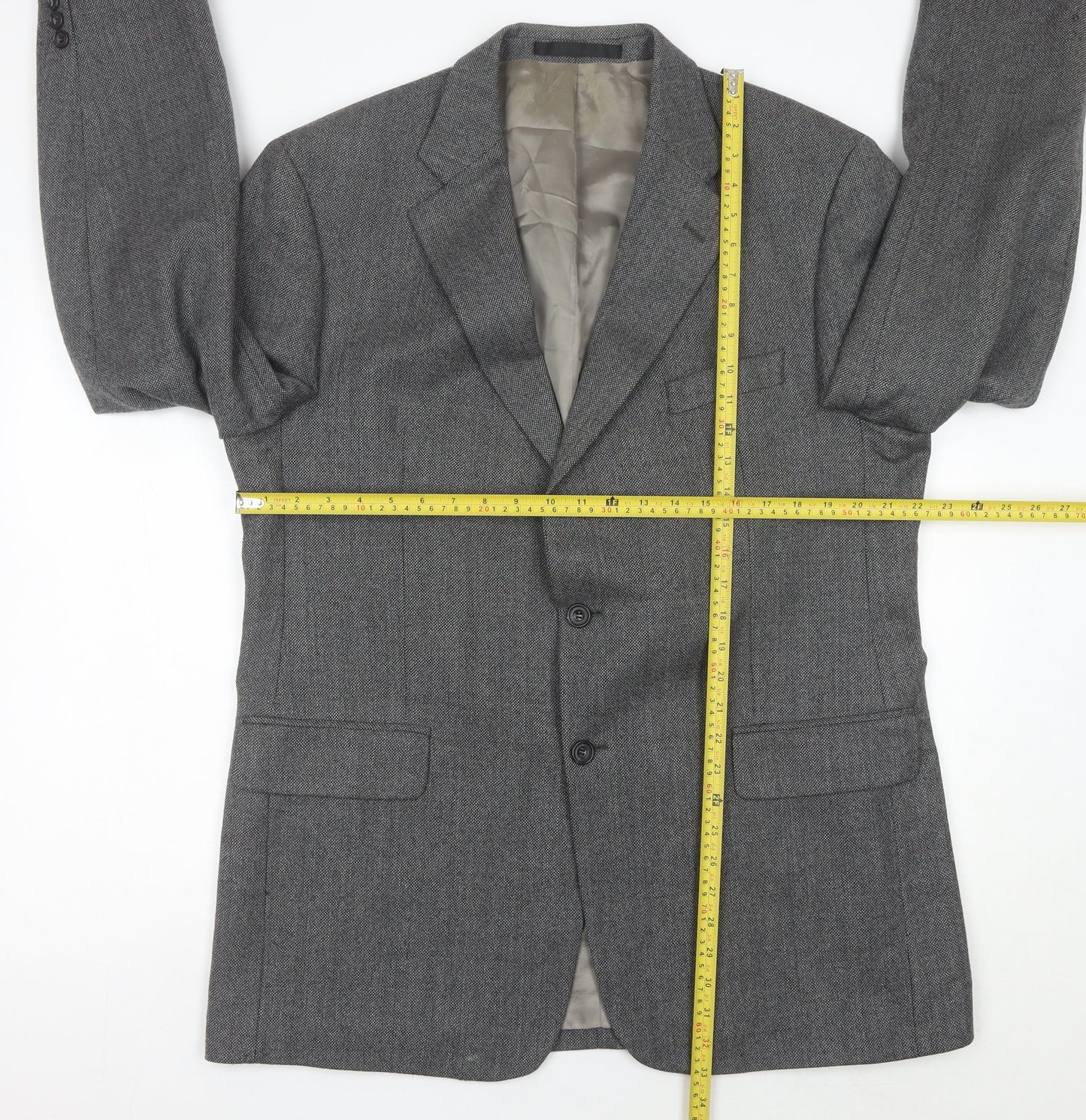 Mens UK Size 44 Marks and Spencer Regular Grey Suit Jacket