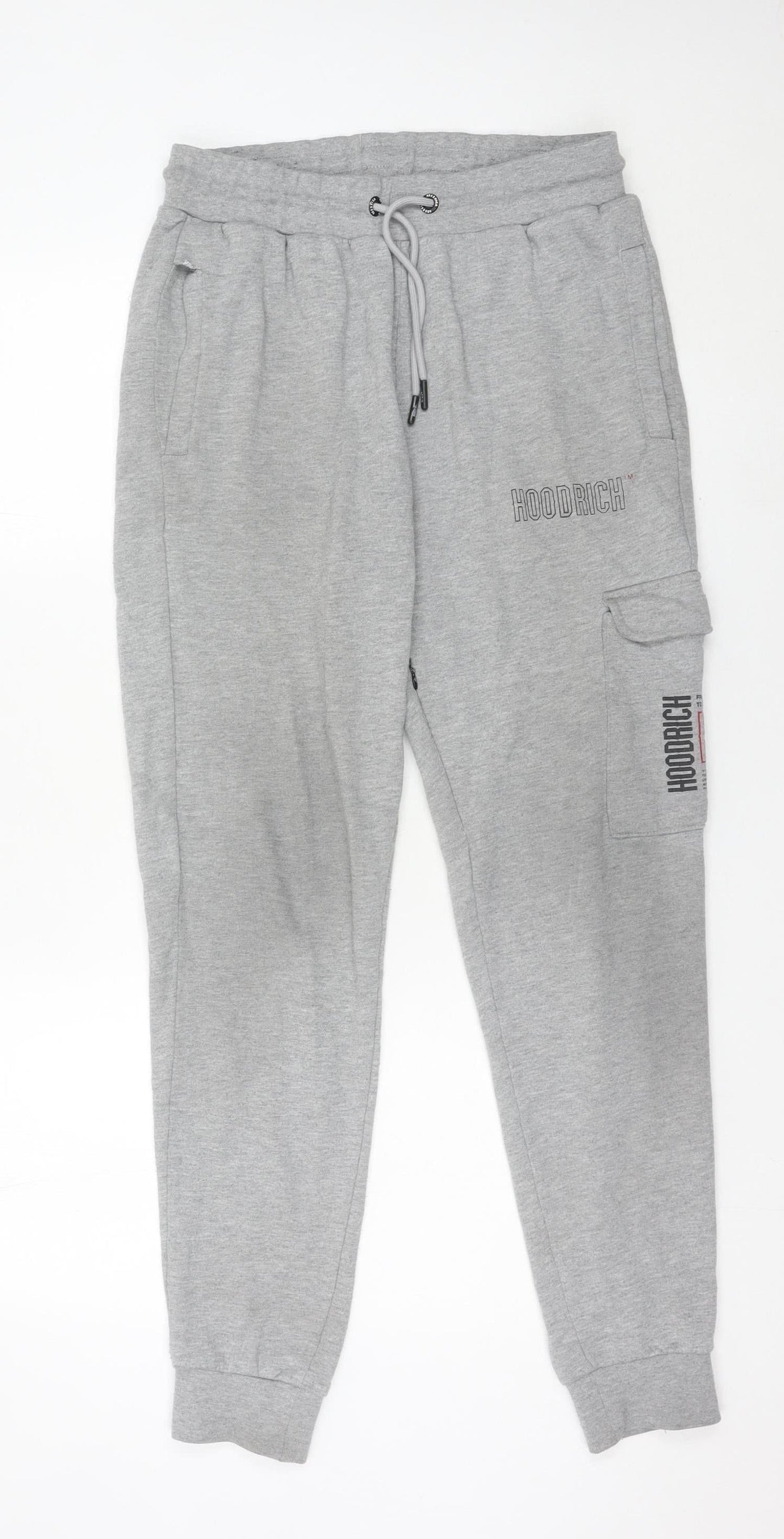 Hoodrich Men’s Grey Jogger Sweatpants Medium Cotton Blend