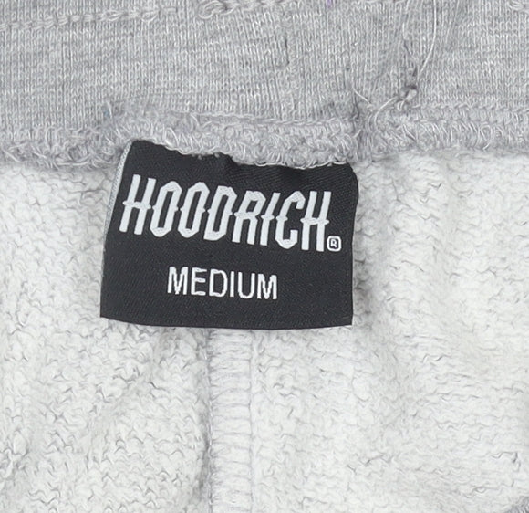 Hoodrich Men’s Grey Jogger Sweatpants Medium Cotton Blend