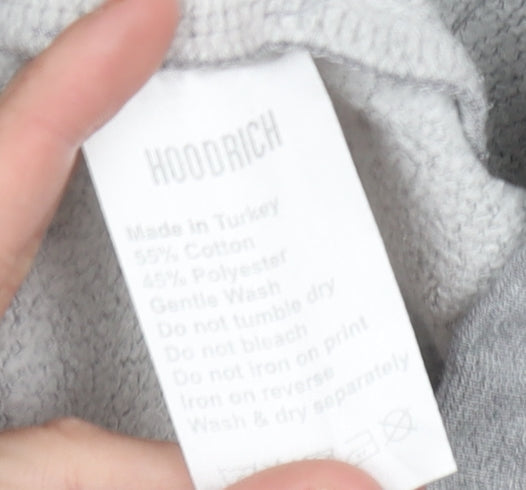 Hoodrich Men’s Grey Jogger Sweatpants Medium Cotton Blend