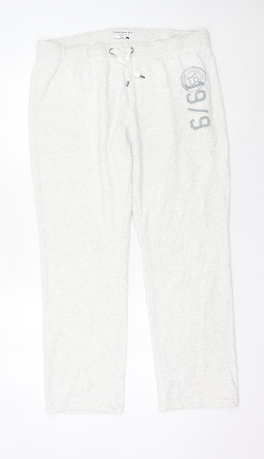 Esmara Women Grey L Sweatpants Jersey Comfort Trousers