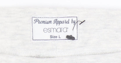 Esmara Women Grey L Sweatpants Jersey Comfort Trousers