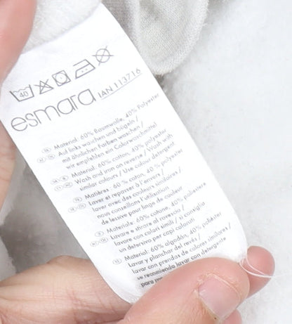 Esmara Women Grey L Sweatpants Jersey Comfort Trousers