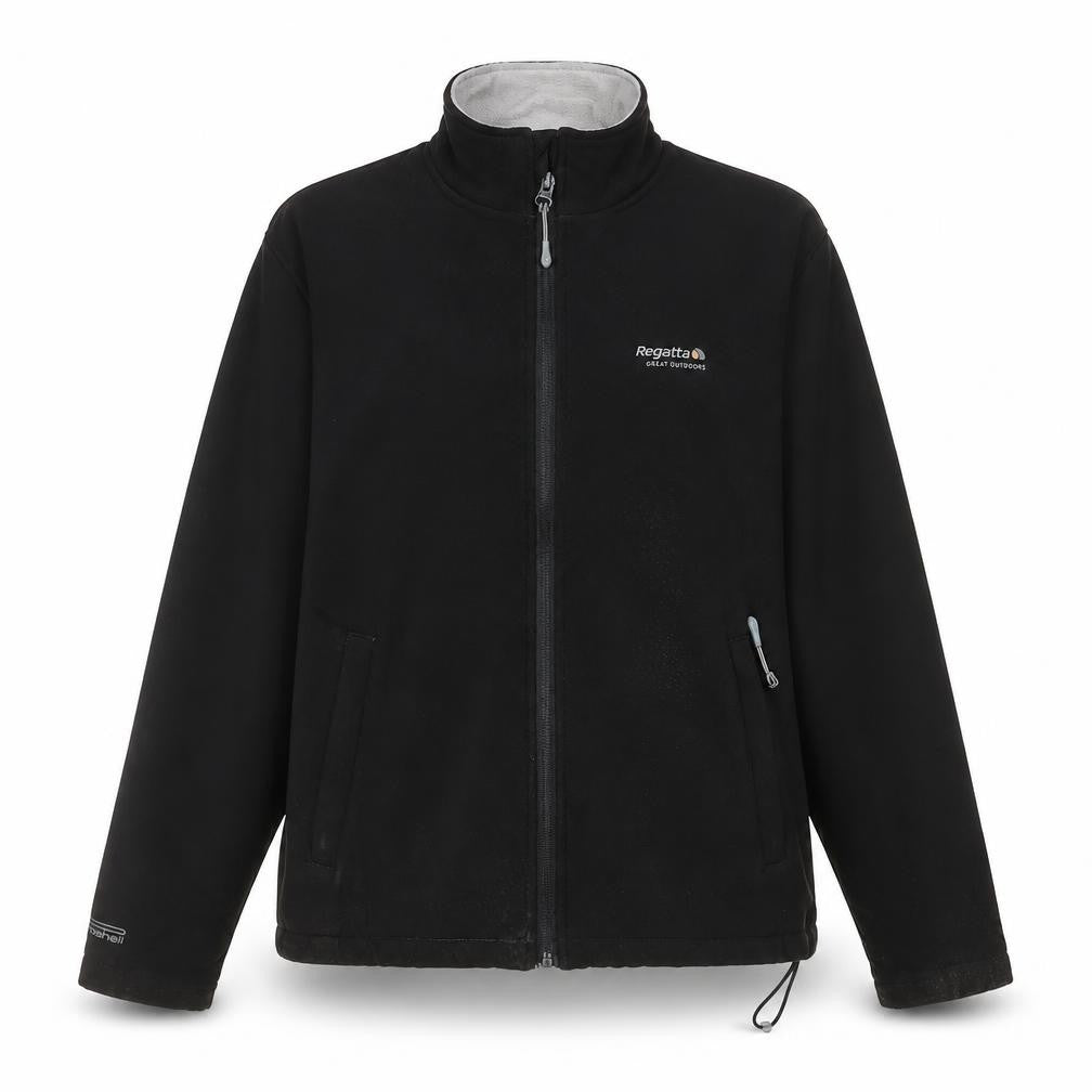 Womens UK Size 10 Regatta Black Soft Shell