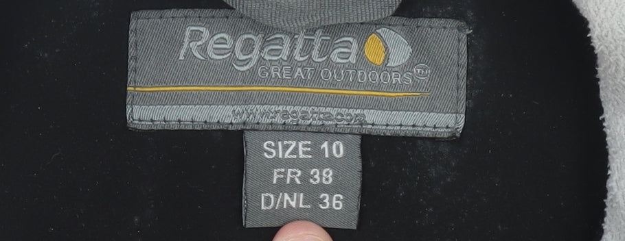 Womens UK Size 10 Regatta Black Soft Shell