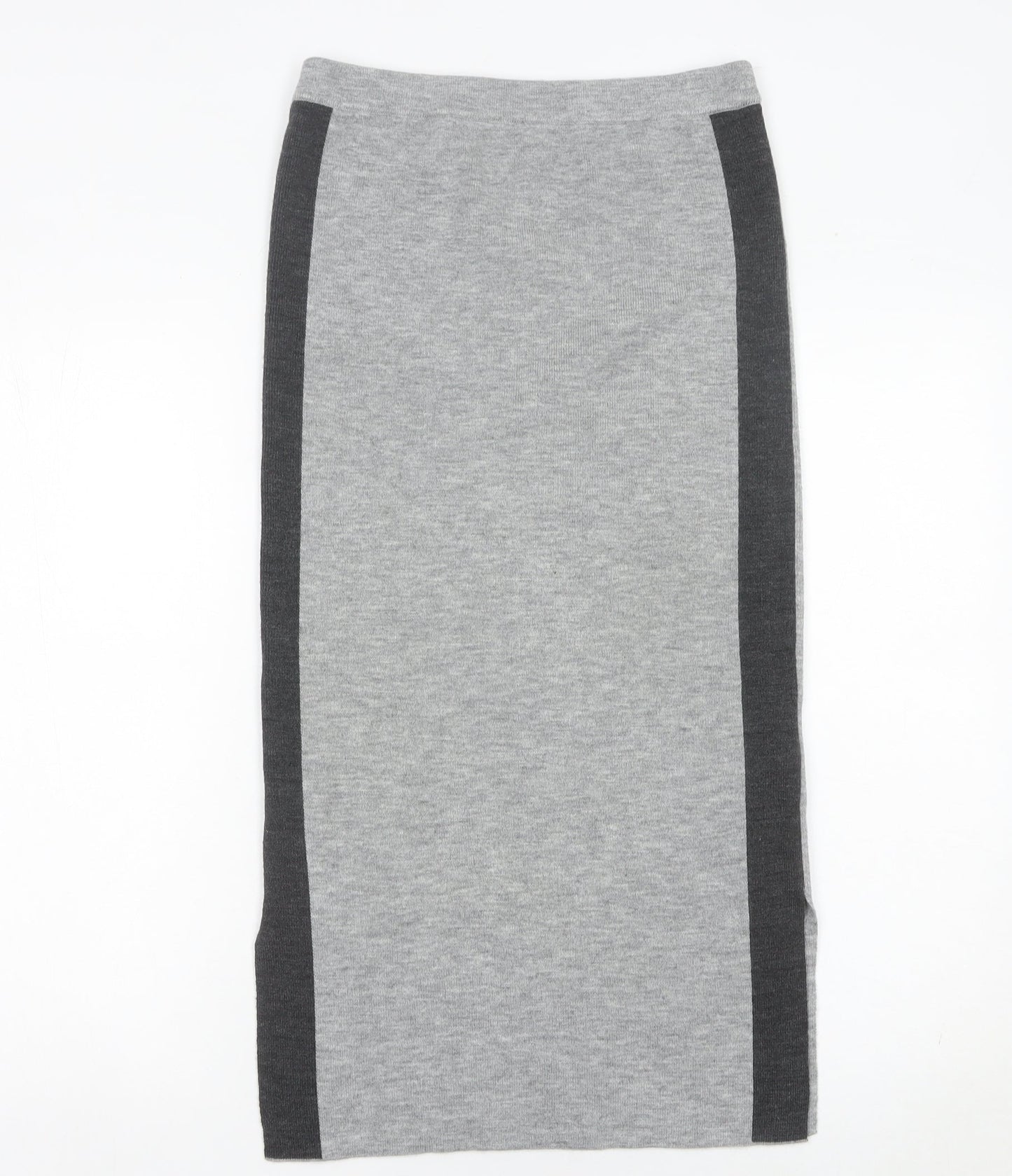 Micha Lounge Women’s Grey Midi Pencil Skirt Size S
