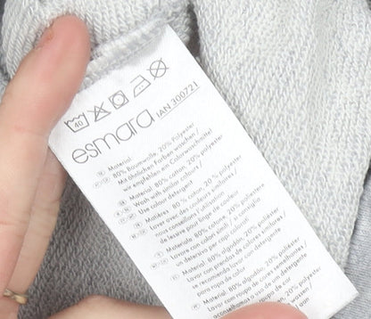 Esmara Women Grey Jogger Trousers Size 10-12 Cotton Blend