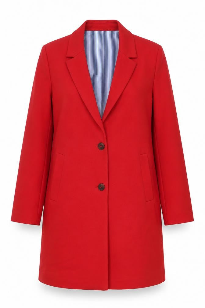 Womens UK Size L Esprit Red Basic Jacket