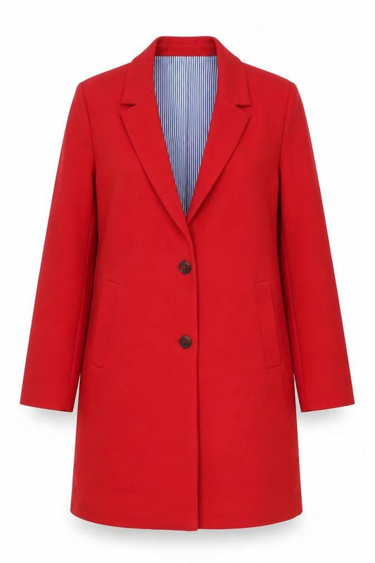 Womens UK Size L Esprit Red Basic Jacket