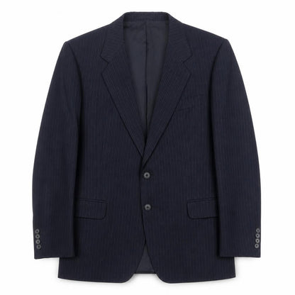 Marks and Spencer St Michael Men’s Blue Pinstripe Wool Blend Blazer 40 Short