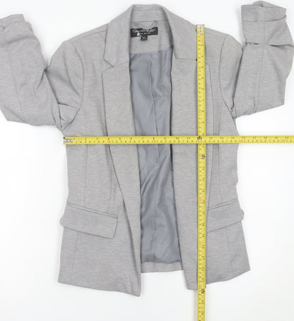 Miss Selfridge Women’s Grey Blazer UK 6 Slim Fit Tailored Jacket