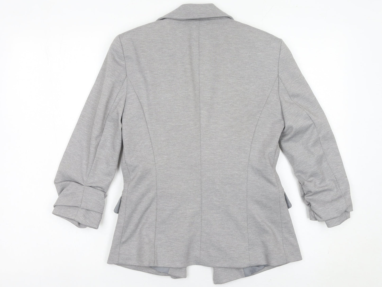 Miss Selfridge Women’s Grey Blazer UK 6 Slim Fit Tailored Jacket